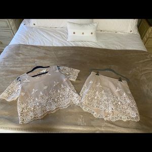 2 piece Holiday classy shorts outfit-